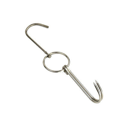 Stainless Steel Double Ring Duck Cooker Hanger Outdoor Barbecue Hanging Hook Stand, 3 Centi Small Ring 23cm, 3 Centi Small Wax Ring 24.5cm, 3 Centi Large Wax Ring 33cm, 3 Centi Medium Wax Ring 29cm, 4 Centi  Steel Thick Short 24cm                      ... - DealBuddy