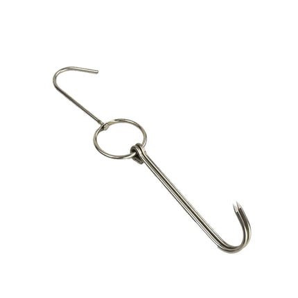 Stainless Steel Double Ring Duck Cooker Hanger Outdoor Barbecue Hanging Hook Stand, 3 Centi Small Ring 23cm, 3 Centi Small Wax Ring 24.5cm, 3 Centi Large Wax Ring 33cm, 3 Centi Medium Wax Ring 29cm, 4 Centi  Steel Thick Short 24cm                      ... - DealBuddy