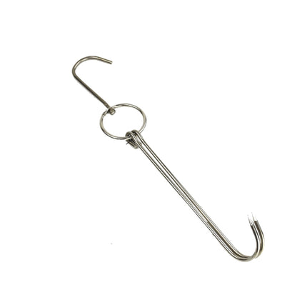 Stainless Steel Double Ring Duck Cooker Hanger Outdoor Barbecue Hanging Hook Stand, 3 Centi Small Ring 23cm, 3 Centi Small Wax Ring 24.5cm, 3 Centi Large Wax Ring 33cm, 3 Centi Medium Wax Ring 29cm, 4 Centi  Steel Thick Short 24cm                      ... - DealBuddy