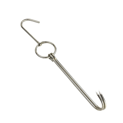 Stainless Steel Double Ring Duck Cooker Hanger Outdoor Barbecue Hanging Hook Stand, 3 Centi Small Ring 23cm, 3 Centi Small Wax Ring 24.5cm, 3 Centi Large Wax Ring 33cm, 3 Centi Medium Wax Ring 29cm, 4 Centi  Steel Thick Short 24cm                      ... - DealBuddy
