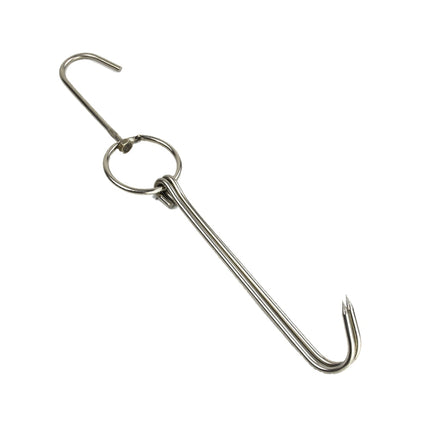 Stainless Steel Double Ring Duck Cooker Hanger Outdoor Barbecue Hanging Hook Stand, 3 Centi Small Ring 23cm, 3 Centi Small Wax Ring 24.5cm, 3 Centi Large Wax Ring 33cm, 3 Centi Medium Wax Ring 29cm, 4 Centi  Steel Thick Short 24cm                      ... - DealBuddy