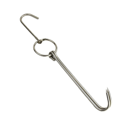 Stainless Steel Double Ring Duck Cooker Hanger Outdoor Barbecue Hanging Hook Stand, 3 Centi Small Ring 23cm, 3 Centi Small Wax Ring 24.5cm, 3 Centi Large Wax Ring 33cm, 3 Centi Medium Wax Ring 29cm, 4 Centi  Steel Thick Short 24cm                      ... - DealBuddy