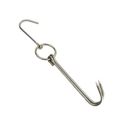 Stainless Steel Double Ring Duck Cooker Hanger Outdoor Barbecue Hanging Hook Stand, 3 Centi Small Ring 23cm, 3 Centi Small Wax Ring 24.5cm, 3 Centi Large Wax Ring 33cm, 3 Centi Medium Wax Ring 29cm, 4 Centi  Steel Thick Short 24cm                      ... - DealBuddy