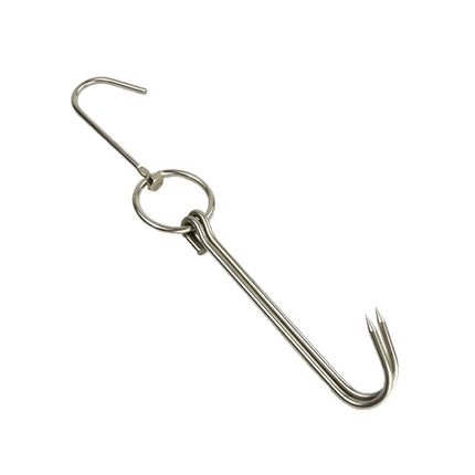Stainless Steel Double Ring Duck Cooker Hanger Outdoor Barbecue Hanging Hook Stand, 3 Centi Small Ring 23cm, 3 Centi Small Wax Ring 24.5cm, 3 Centi Large Wax Ring 33cm, 3 Centi Medium Wax Ring 29cm, 4 Centi  Steel Thick Short 24cm                      ... - DealBuddy