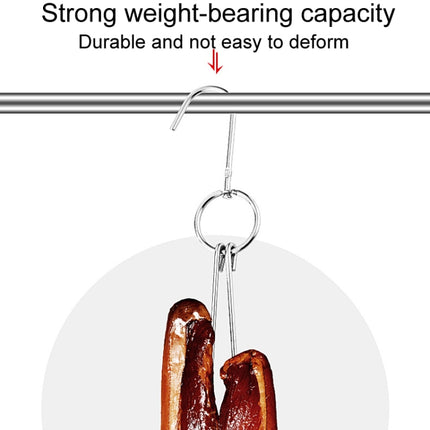 Stainless Steel Double Ring Duck Cooker Hanger Outdoor Barbecue Hanging Hook Stand, 3 Centi Small Ring 23cm, 3 Centi Small Wax Ring 24.5cm, 3 Centi Large Wax Ring 33cm, 3 Centi Medium Wax Ring 29cm, 4 Centi  Steel Thick Short 24cm                      ... - DealBuddy