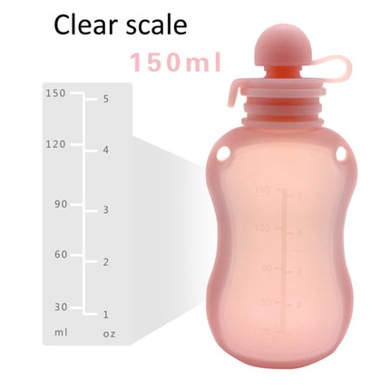 150ml Reusable Silicone Baby Food Pouches Refillable Squeeze Storage Containers, 150ml  Blue, 150ml Pink, 150ml Beige - DealBuddy