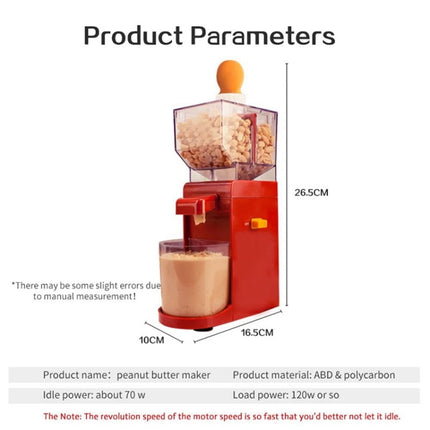Household Electric Peanut Butter Machine Small Cooking Grinder - DealBuddy