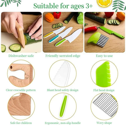 Children Cooking Knife Set Early Childhood Education Kitchen Tools - DealBuddy