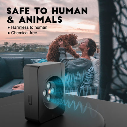 Anti Barking Device for Dogs With 4 Enhanced Ultrasonic Transmitter 3 Adjustable Levels, 4 Head - DealBuddy