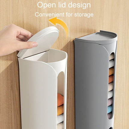 Free Punching Wall Mounted Panty Organizer Household Sock Storage Stand