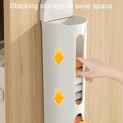 Free Punching Wall Mounted Panty Organizer Household Sock Storage Stand