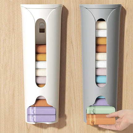 Free Punching Wall Mounted Panty Organizer Household Sock Storage Stand