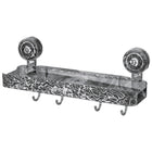 Bathroom No-Punch Suction Cup Shelf Household Restroom Wall Mounted Organizing Rack