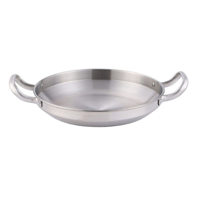 Thickened Stainless Steel Double Ears Pan Seafood Rice Pan Fried Chicken Tray