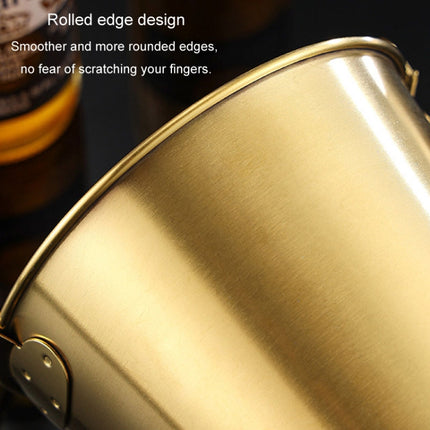 304 Stainless Steel Handheld Ice Bucket Bar Beer Chill Bucket Chips Milk Tea Snacks Barrel - DealBuddy