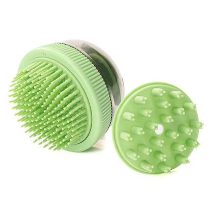 Pet Cleaning Supply Capsule Refillable Shower Gel Type Cats Dogs Bathing Massage Brush - DealBuddy