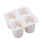 Four Hole Ice Cup Silicone Mold Compartment Cylindrical Coke Whiskey Ice Cube Maker Mold - DealBuddy