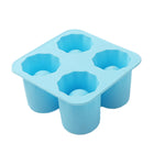 Four Hole Ice Cup Silicone Mold Compartment Cylindrical Coke Whiskey Ice Cube Maker Mold - DealBuddy