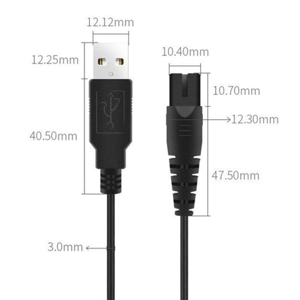 1.25m For Shaver / Water Refill Device USB TTo 8-Figure Tail Charging Cable Power Cord - DealBuddy