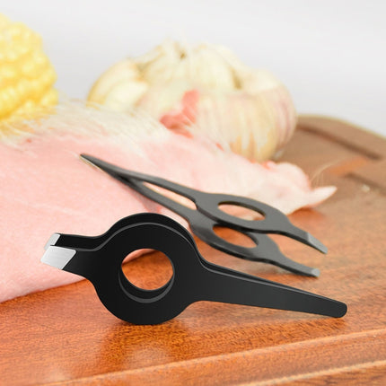 Stainless Steel Tweezers Hair Puller Chicken And Duck Feather Plucking Tool