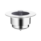 Pop Up Kitchen Sink Drain Strainer Stopper Combo Anti-Clog and Easy Clean