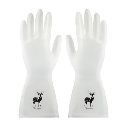 Waterproof Kitchen Dishwashing Gloves Household PVC Non-slip Laundry Housework Gloves