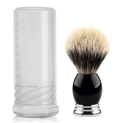 Transparent Plastic Travel Beard Brush Storage Tube - DealBuddy