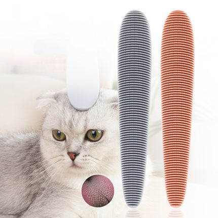 3pcs Cat Tongue Texture Grooming Brush Pet Massage Comb, Grey, Pink - DealBuddy