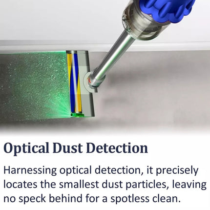 Vacuum Cleaner Soft Brush Head With Green Light Dust Display Lamp