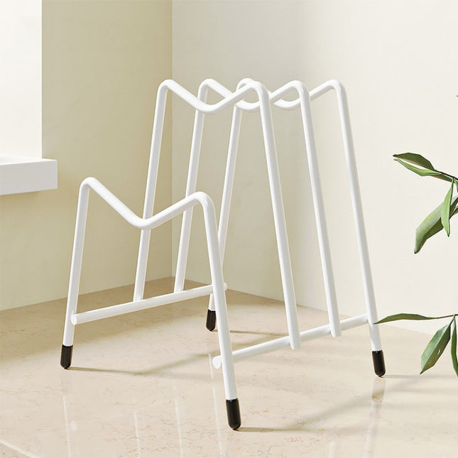 Kitchen Countertop Chopping Board Place Rack Multifunctional Multi-Layer Pot Lid Storage Shelf - DealBuddy