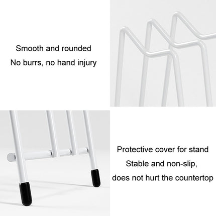 Kitchen Countertop Chopping Board Place Rack Multifunctional Multi-Layer Pot Lid Storage Shelf
