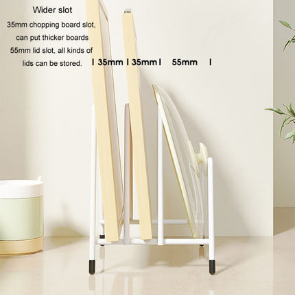 Kitchen Countertop Chopping Board Place Rack Multifunctional Multi-Layer Pot Lid Storage Shelf - DealBuddy