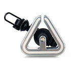 N+1 Mountain Bike Bell Universal Triangle Copper Bell, Clip Ring Silver, Rubber Band Black, Rubber Band Silver - DealBuddy