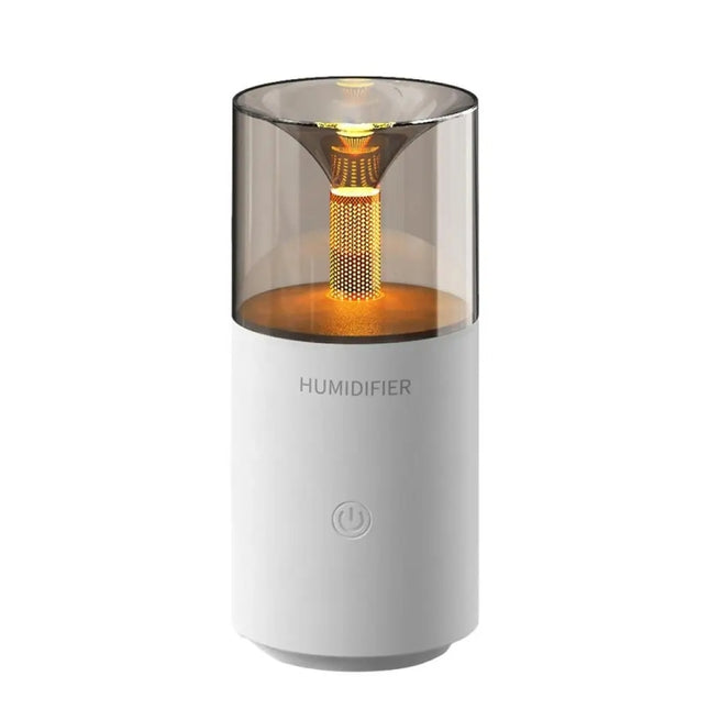 Candle Flame Aromatherapy Diffuser Automatic Scent Sprayer Mini Ambiance Candle Light Humidifier - DealBuddy
