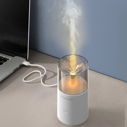 Candle Flame Aromatherapy Diffuser Automatic Scent Sprayer Mini Ambiance Candle Light Humidifier - DealBuddy