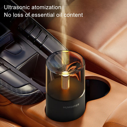 Candle Flame Aromatherapy Diffuser Automatic Scent Sprayer Mini Ambiance Candle Light Humidifier - DealBuddy