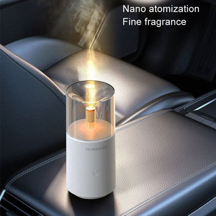 Candle Flame Aromatherapy Diffuser Automatic Scent Sprayer Mini Ambiance Candle Light Humidifier - DealBuddy
