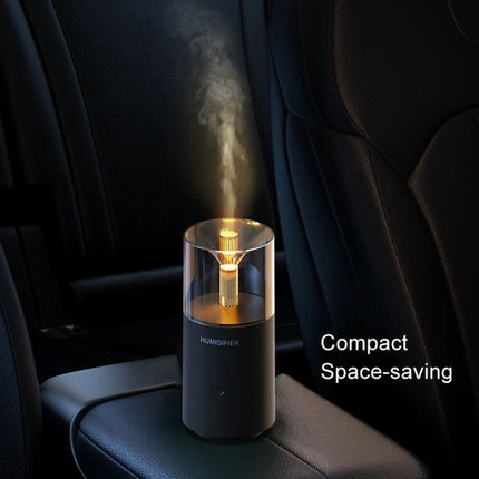 Candle Flame Aromatherapy Diffuser Automatic Scent Sprayer Mini Ambiance Candle Light Humidifier - DealBuddy