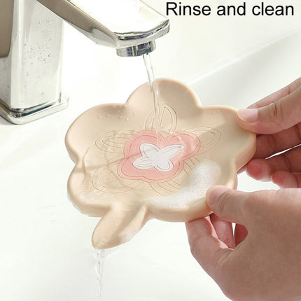 Bathroom Infused Silicone Soap Dispenser Household Non-Slip Soap Drainage Holder