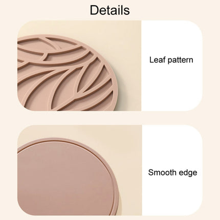 Household Round Heat Insulating Mats Kitchen High Temperature Resistant Silicone Pad, Bowl Pad Brown, Bowl Pad White, Bowl Pad Green, Pot Pad Brown, Pot Pad White, Pot Pad Green - DealBuddy