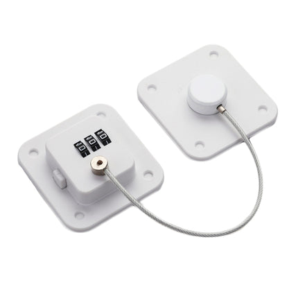Child Safety Lock No Hole Window Limiter Refrigerator Drawer Cabinet Combination Lock, 3-bit Black, 3-bit White, 2-bit Black, 2-bit White, 2-bit Gray - DealBuddy