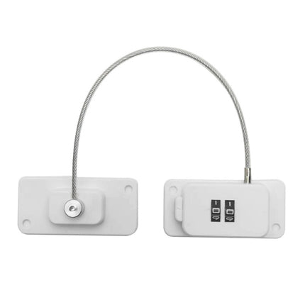 Child Safety Lock No Hole Window Limiter Refrigerator Drawer Cabinet Combination Lock, 3-bit Black, 3-bit White, 2-bit Black, 2-bit White, 2-bit Gray - DealBuddy