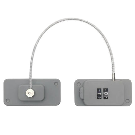 Child Safety Lock No Hole Window Limiter Refrigerator Drawer Cabinet Combination Lock, 3-bit Black, 3-bit White, 2-bit Black, 2-bit White, 2-bit Gray - DealBuddy
