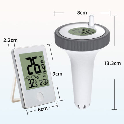 Summer Pool Bathtub Thermometer Wireless Floating Fish Tank Temperature Meter - DealBuddy