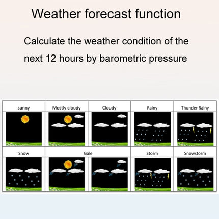 Wireless Weather Station Wind Speed Rain And Wind Direction Detection Weather Forecast Clock - DealBuddy