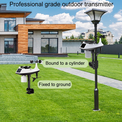 Wireless Weather Station Wind Speed Rain And Wind Direction Detection Weather Forecast Clock - DealBuddy