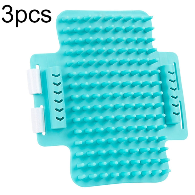3pcs Pet Table Leg Hair Rubbing Massage Brush Cat Scratcher, Mint Green, Grey, Orange - DealBuddy