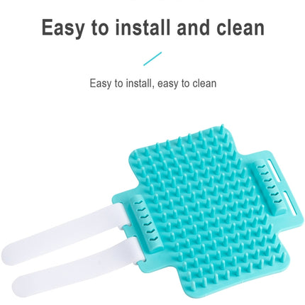 3pcs Pet Table Leg Hair Rubbing Massage Brush Cat Scratcher, Mint Green, Grey, Orange - DealBuddy