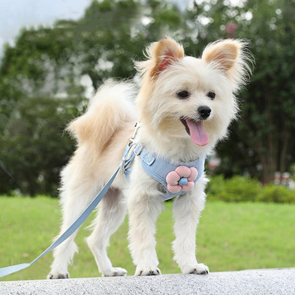 Pet Puppy Dog Leash Vest Teddy Chest Belt Chain Dog Walking Leash, S, M, L, XL - DealBuddy