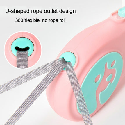 Small And Medium Dog Walking Leash Automatic Retractable Portable Pet Leash, 5m - DealBuddy